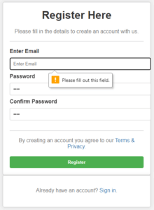 Build Registration Form in HTML | Code & Output Tutorial (2023)