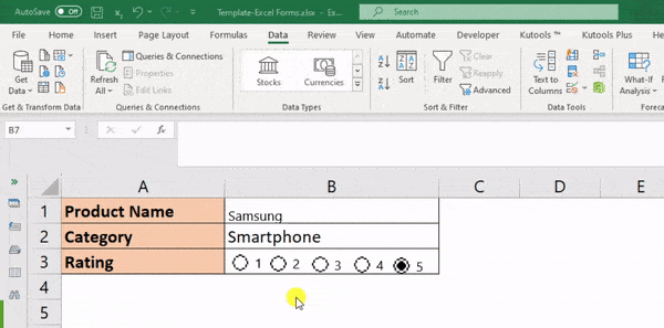 Excel Forms-Step 13.2