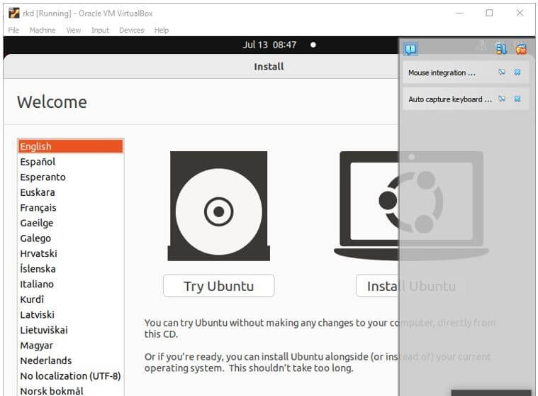 Install Ubuntu