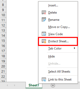 Protect Sheet in Excel - How to Protect, Lock, Unprotect Cells/Sheet?