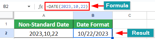 Google Sheets Formulas-Date solution