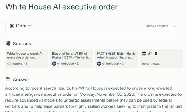 White House AI executive order