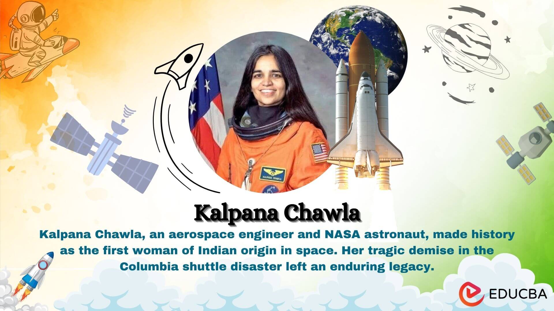 short essay on kalpana chawla in telugu