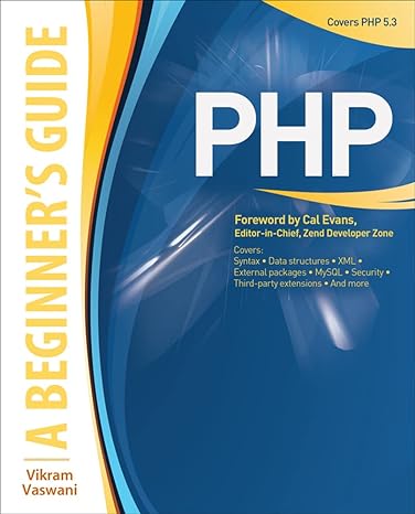 PHP- A BEGINNER'S GUIDE Books