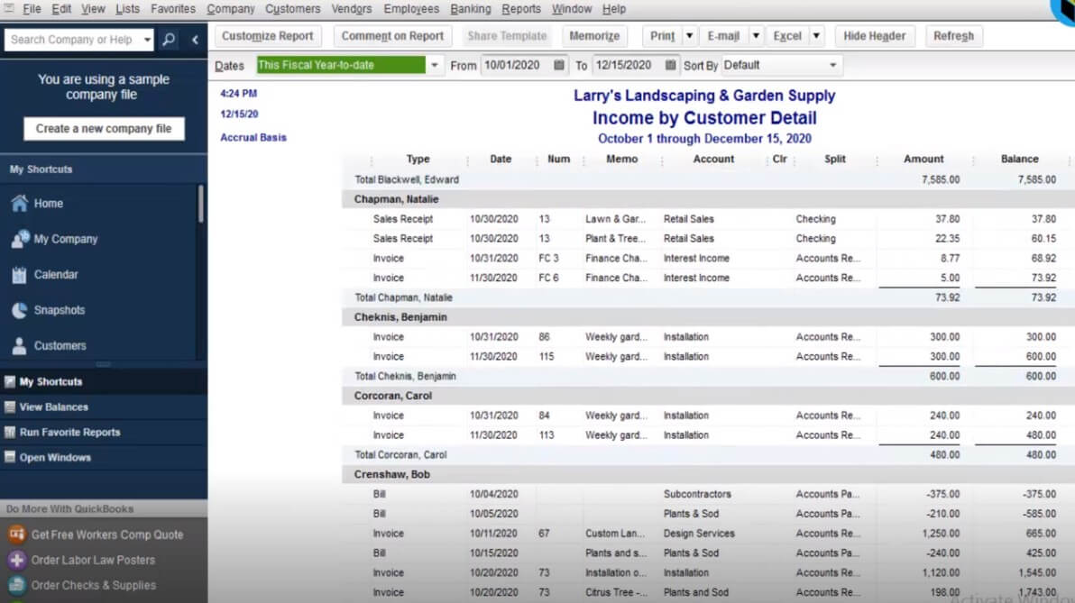 Accounting Skills-Quickbooks Training