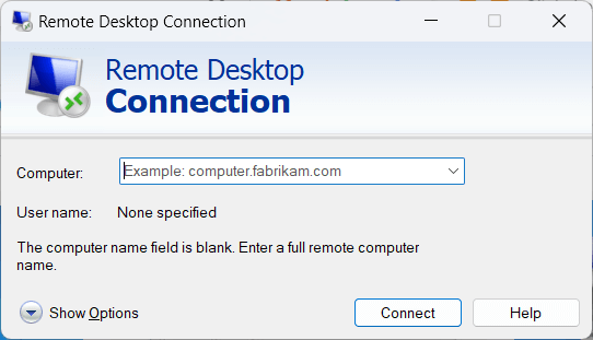 Remote Desktop Connection - Windows Tools and Utilities