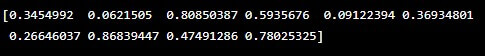 Using numpy.random module 