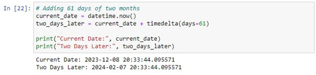 Advanced Date Manipulations 2