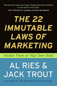 Marketing Management Books-Immutable Laws of Marketing