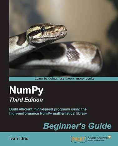 NumPy Beginner’s Guide book