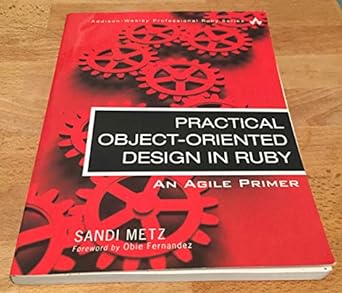 Practical Object-Oriented Design in Ruby books