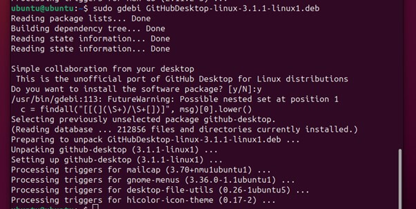 easily install Github desktop 