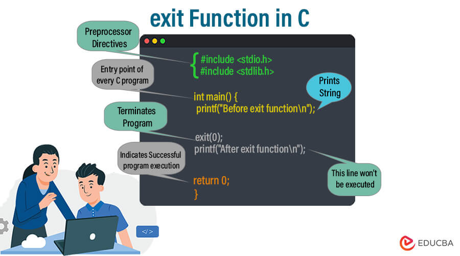 exit function in C