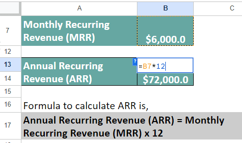 Recurring Revenue Example 1.1