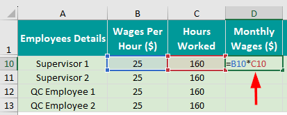 Calculation for Indirect Labor Cost