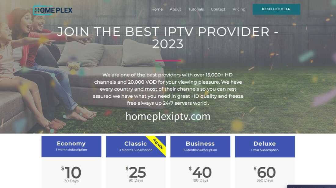 IPTV Services for Firestick-HomeplexIPTV