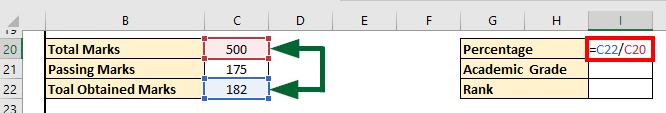 How to Create Excel Marksheet Format step 7