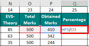 Determine Percentage