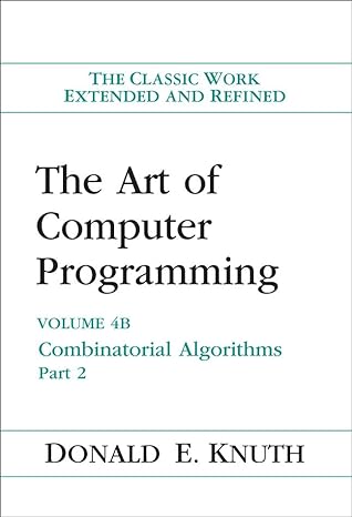 The art of computer programming The -Combinatorial Algorithms- Volume