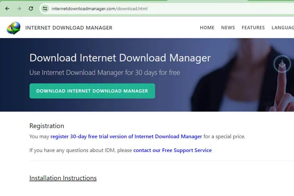 download the IDM is to visit the IDM official website
