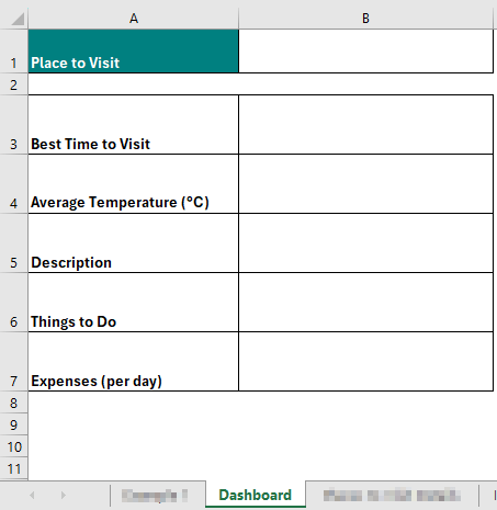 Insert Image in Excel: Method 4: Using VLOOKUP, INDEX & MATCH Functions Step 1