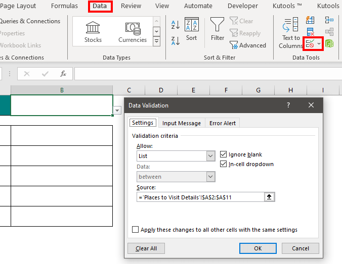 Insert Image in Excel: Method 4: Using VLOOKUP, INDEX & MATCH Functions Step 2