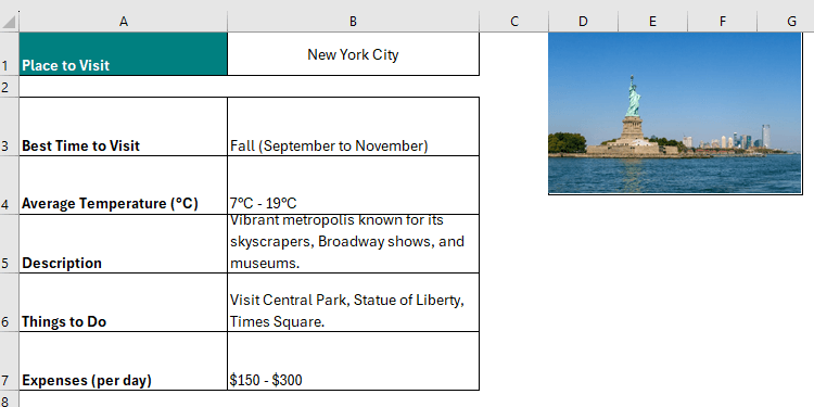 Insert Image in Excel: Method 4: Using VLOOKUP, INDEX & MATCH Functions Step 7.3