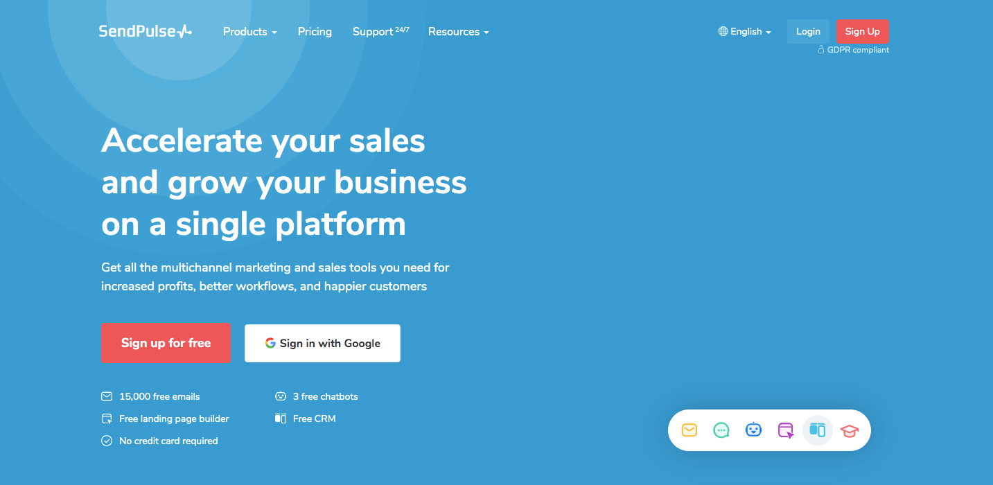 Marketing Softwares for Small Businesses - Sendpulse
