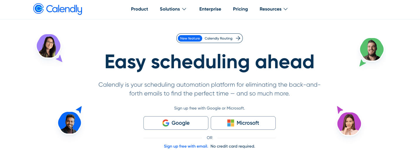 Productivity Softwares for Small Businesses - calendly