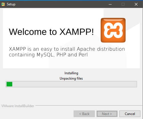 Welcome -Xampp on your device