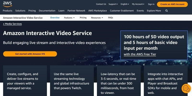 Amazon Interactive Video Service