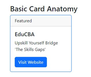 Borders - Basic card anatomy