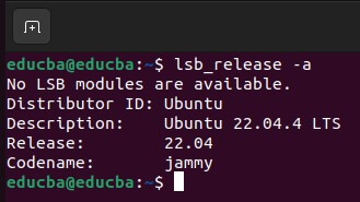 Checking the Ubuntu version