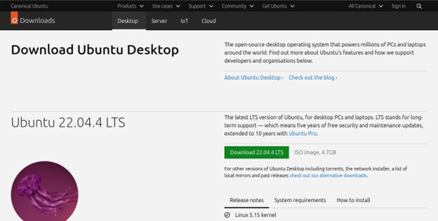 Installing Ubuntu -desktop