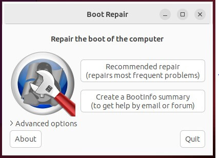 Use Boot Repair
