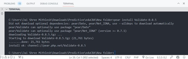 pear install Validate-0.8.5