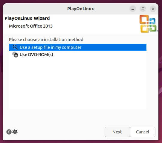 playonlinux-setup file in my computer