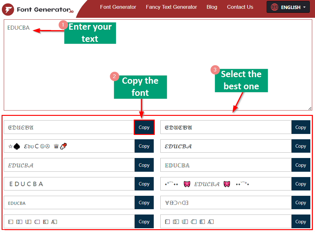 How to Use Fontgenerator.io Tool - Steps