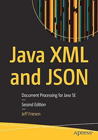 Java XML and JSON- Document Processing for Java