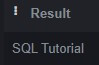 Result - SQL Tutorial