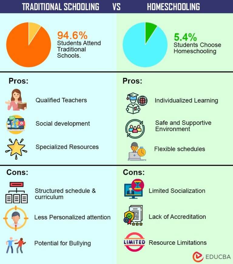 Traditional Schooling Vs Homeschooling: Differences Between