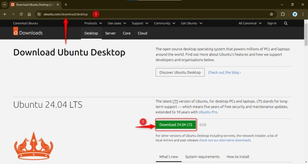 official Ubuntu website