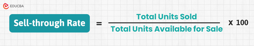 Sell-through Rate formula