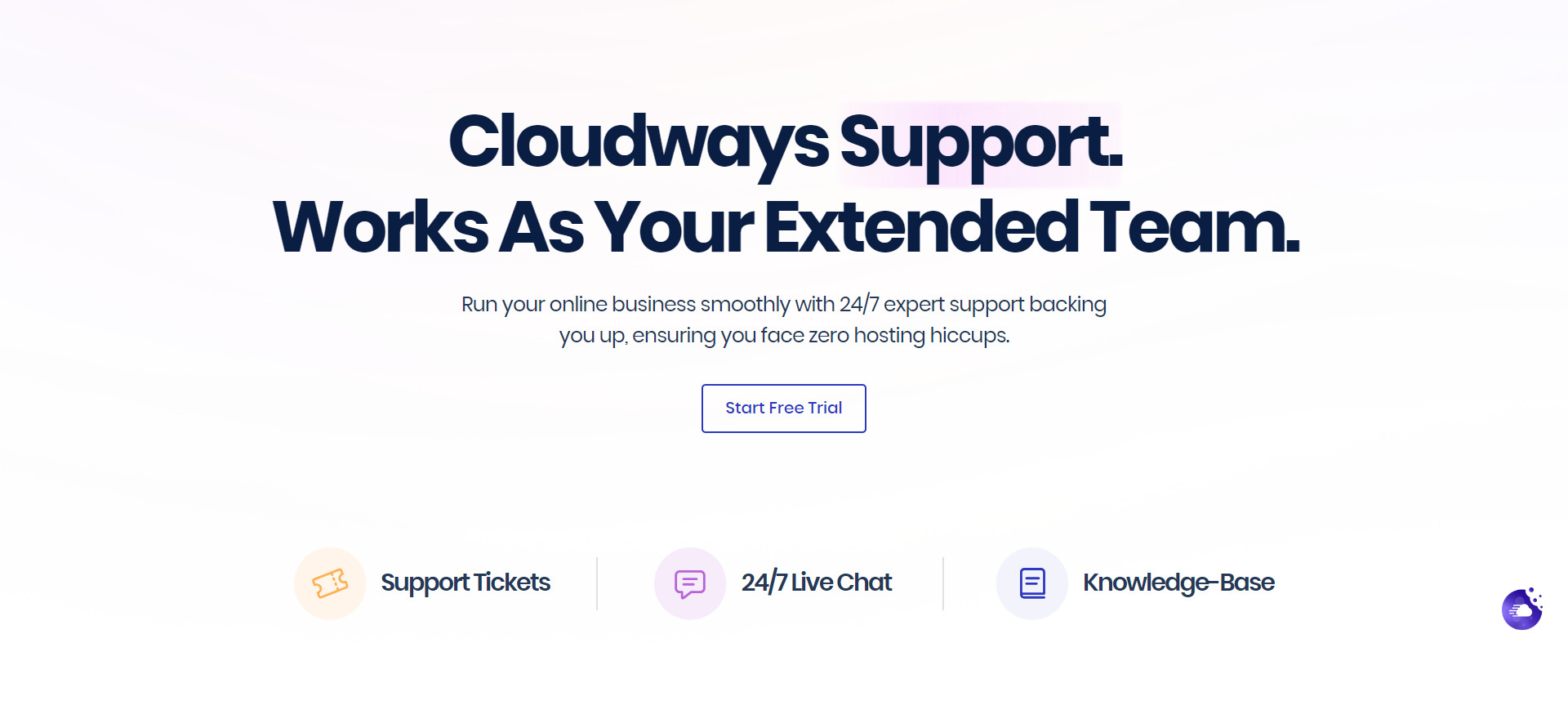 Cloudways support