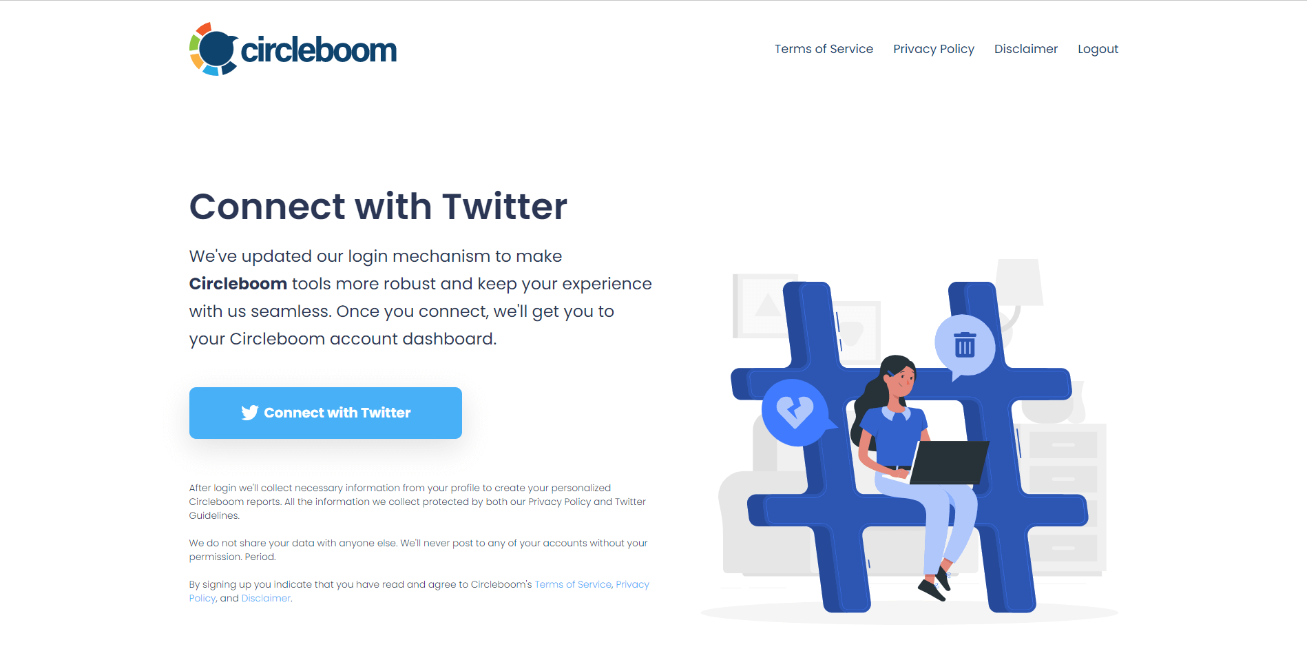 reconnect your Twitter