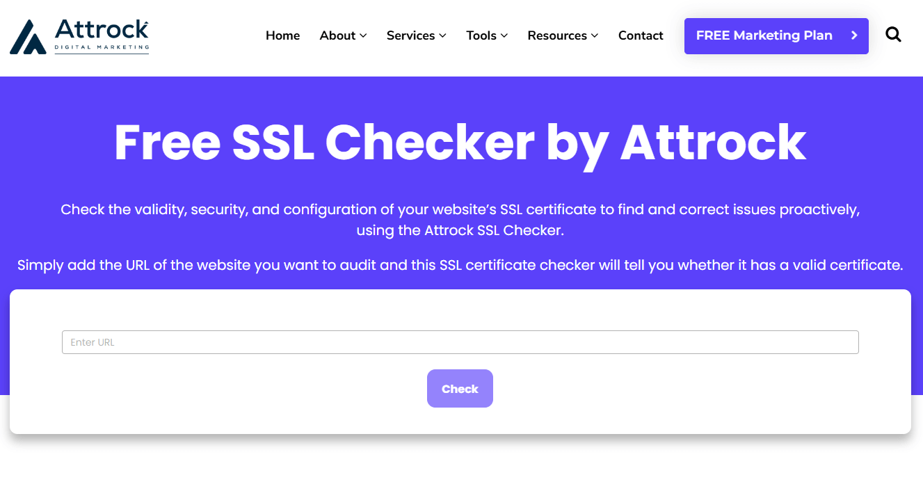 Attrock SSL Checker