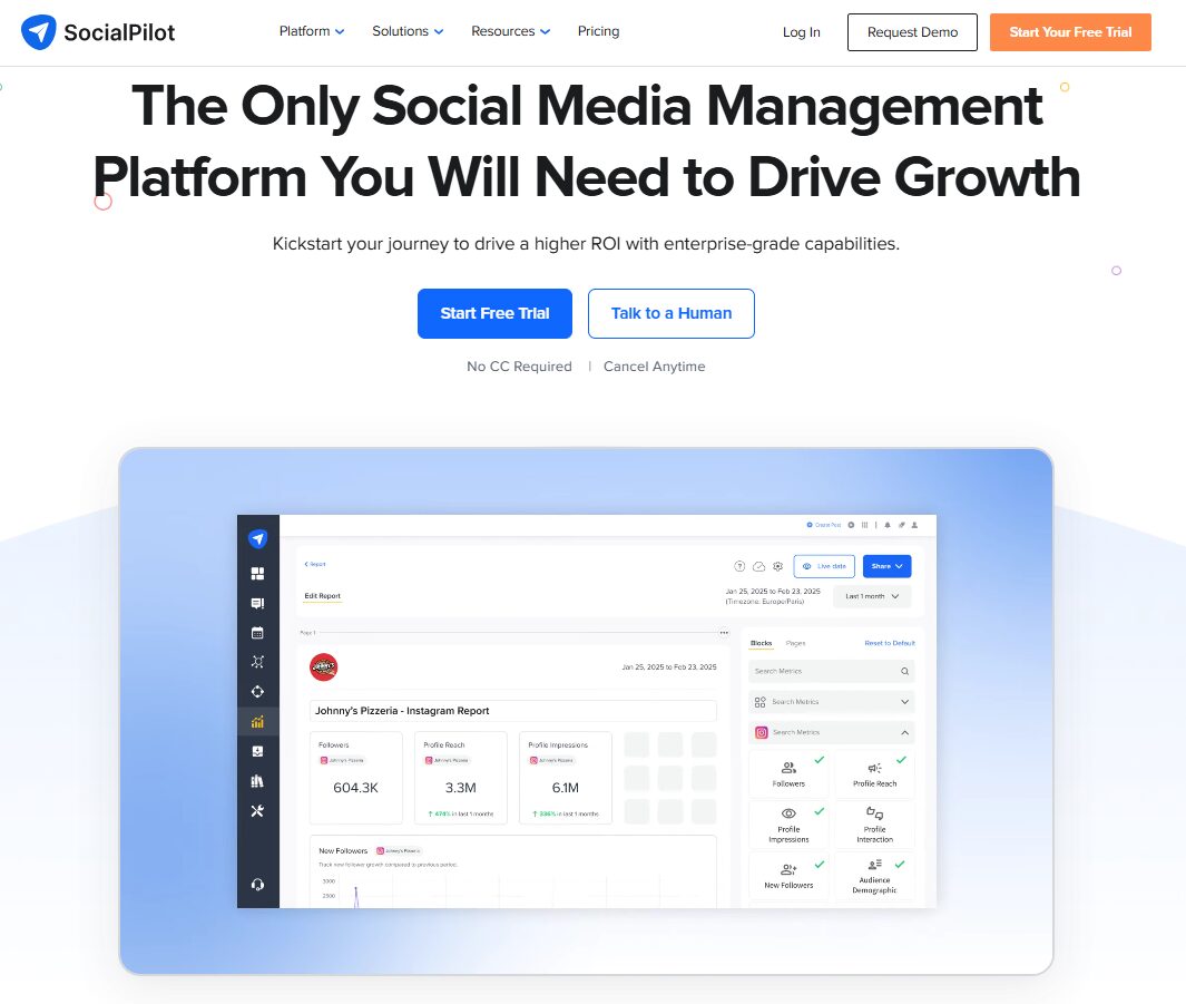 SocialPilot Analytics
