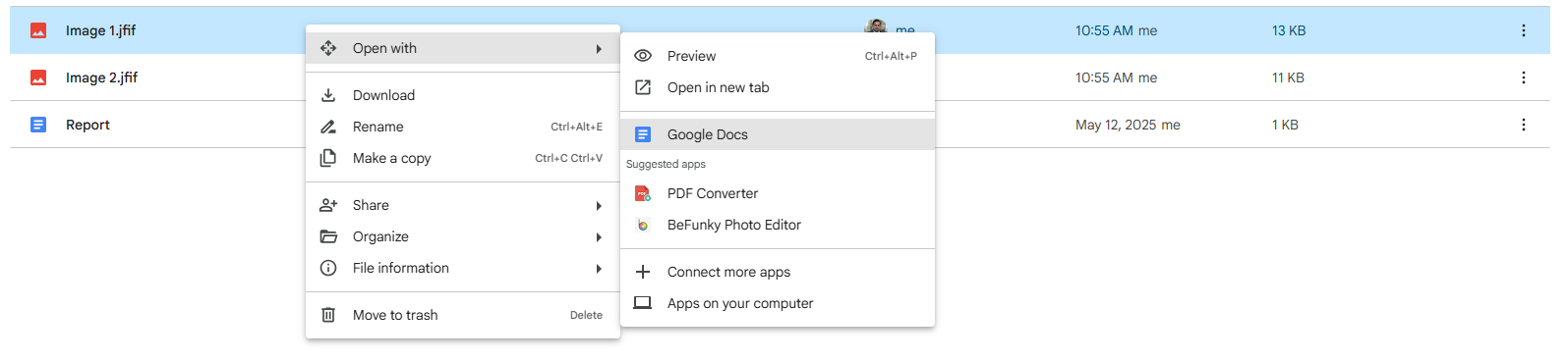 upload your photos to Google Drive