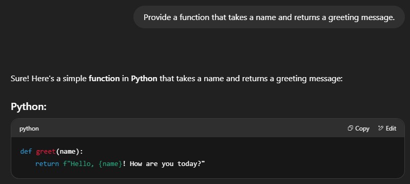 JavaScript Greeting Message