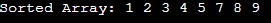 Cocktail Sort C++